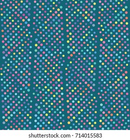 Vector dot color pattern. Geometric background