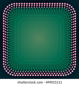 Vector dot frame background  for you designs, letter, cover, invitations, web, card and etc.