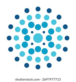 Vektorpunktsymbol, Punktzeichen und Symboldesign.