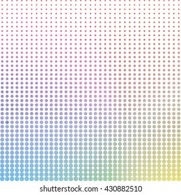 Vector dot pattern. Abstract geometric background