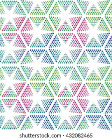 Vector dot pattern. Abstract geometric background
