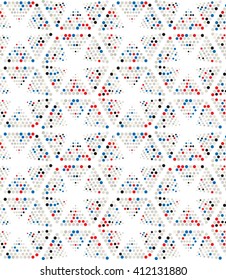 Vector dot pattern. Geometric color background