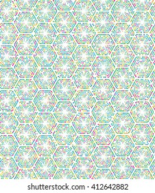 Vector dot pattern. Geometric color background