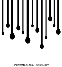 Vector dot pattern. Geometric drops background