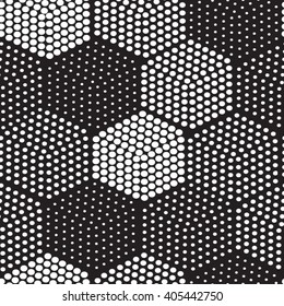 Vector dot seamless pattern. Abstract geometric background