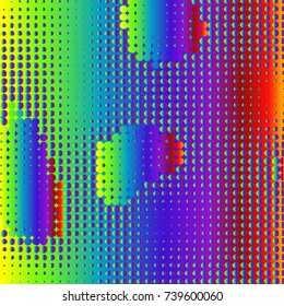Vector Dot Texture. Color Illustration.