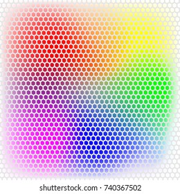Vector Dot Texture. Color Illustration.