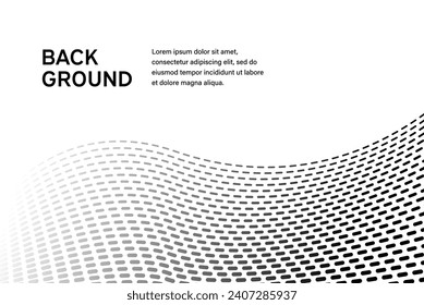 Vector dots background, fading dot effect.