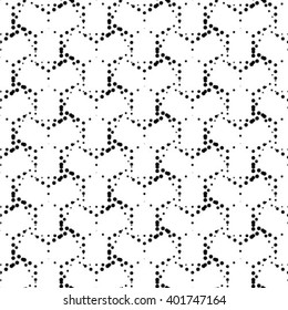 Vector dots. Black dots on white background.