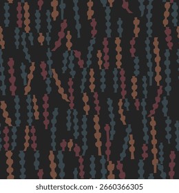 Vector dots line illustration seamless repeat pattern