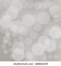 Vector Dots on White Background.