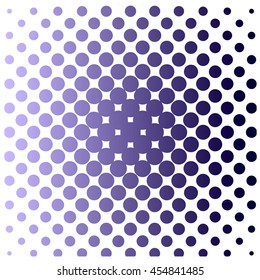 Vector dots.Purple dots on white background.