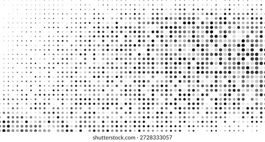 Vector dotted abstract black and white blur background abstract
