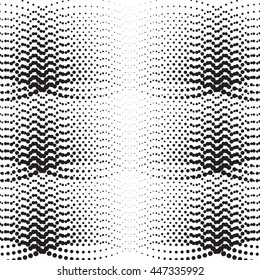 Vector dotted abstract halftone background.