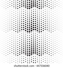 Vector dotted abstract halftone background.