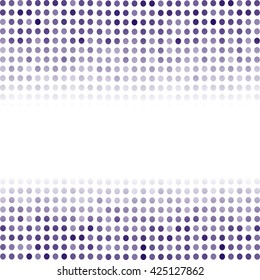 Vector Dotted Blue Background. Halftone Pattern. Comic Book Background
