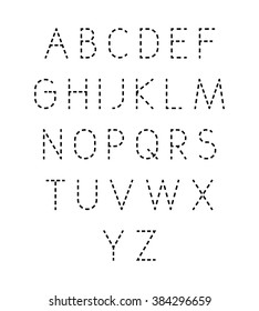 Cubic Alphabet Set Vector Geometric Font Stock Vector (Royalty Free ...