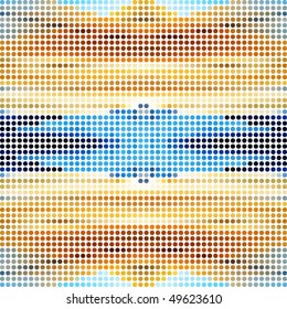 Vector Dotted Mosaic