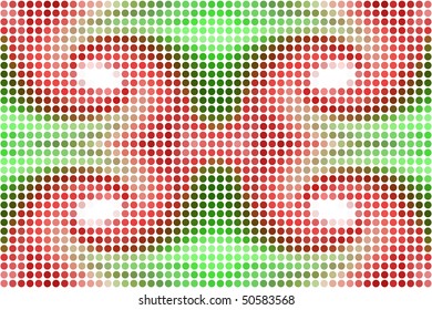 Vector Dotted mosaic