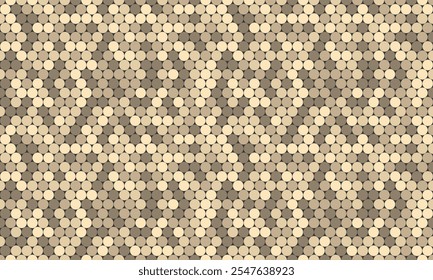 Padrão pontilhado vetorial com círculos geométricos coloridos. Perfeito para papéis de parede têxteis, sem emenda, e fundos abstratos modernos para o design moderno.