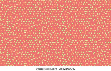 Vector dotted pattern with colorful geometric circles. Perfect for textile, seamless wallpapers, and trendy abstract backgrounds for modern design.