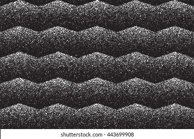 Vector dotted texture. Abstract dotwork engraving stippling background