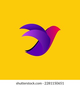 Vector dove illustration free logo design