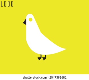 Logo de Vector Dove. EPS 10