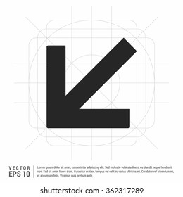 
Vector Down arrow icon