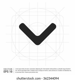 
Vector Down arrow icon