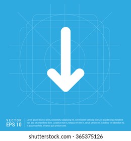 Vector Down arrow icon