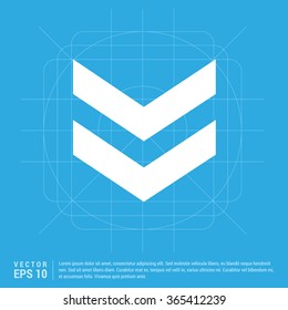 Vector Down arrow icon