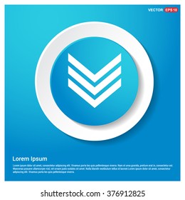 Vector Down arrow icon. Vector arrow icon
