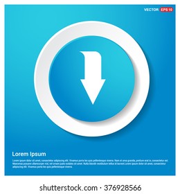 Vector Down arrow icon