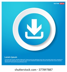 Vector Down arrow icon