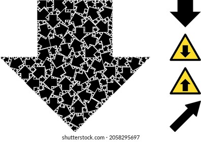 Vector download arrow mosaic is organized with randomized recursive download arrow items. Recursive mosaic for download arrow.