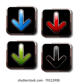 Vector download banners