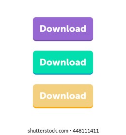 vector download buttons