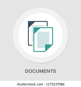 Vector Download File Icon - File Document Symbol - Document Illustration