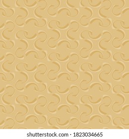 Descarga vectorial del patrón dorado sin soldadura