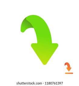 Vector download icon