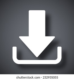 Vector download icon