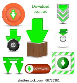 vector download icon set. Best choice