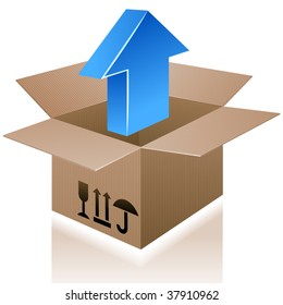 Vector download sign.