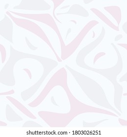 Descarga vectorial de un patrón ininterrumpido de color blanco y rosa suave