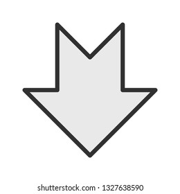  Vector Downward Arrow Icon