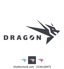 Vector Dragon Fly Logo Design.