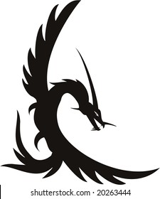 vector dragon tatto