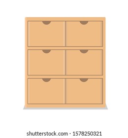 vector of drawer for your interior design