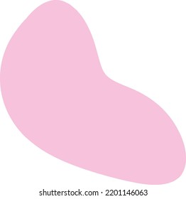 Vector Drawing Abstract Pink Spot Hand Stock Vector (Royalty Free ...